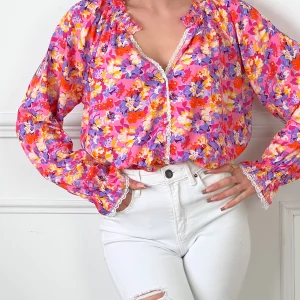 Blouse à motif floral : Octavia