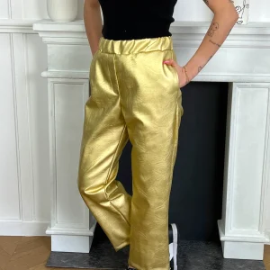 Pantalon doré Made in France : Bianca