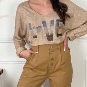 Pantalon camel : Tea