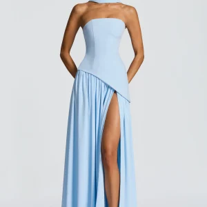 Maliyah Robe Longue - Bleu Layette