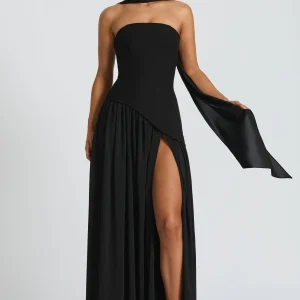 Robe Longue Maliyah – Noir