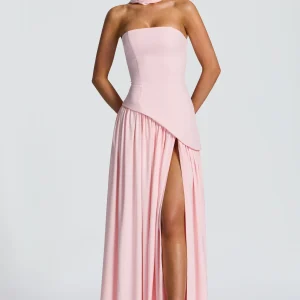 Maliyah Robe Longue - Rose Poudré
