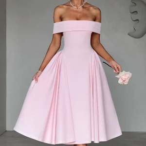 Miranda Mi-Longue - Rose poudré