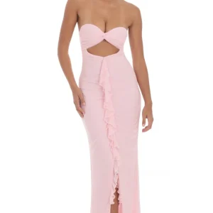 Maïssa Robe Longue - Rose Opaline