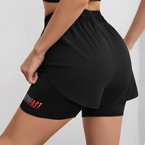 Short de Sport Femme Double Couche – Performance et Confort pour Sportives Actives