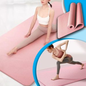 Tapis de Yoga Antidérapant Rose Bonbon – Confort Premium et Stabilité Maximale
