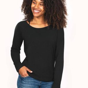 Sweat long sans capuche Mia